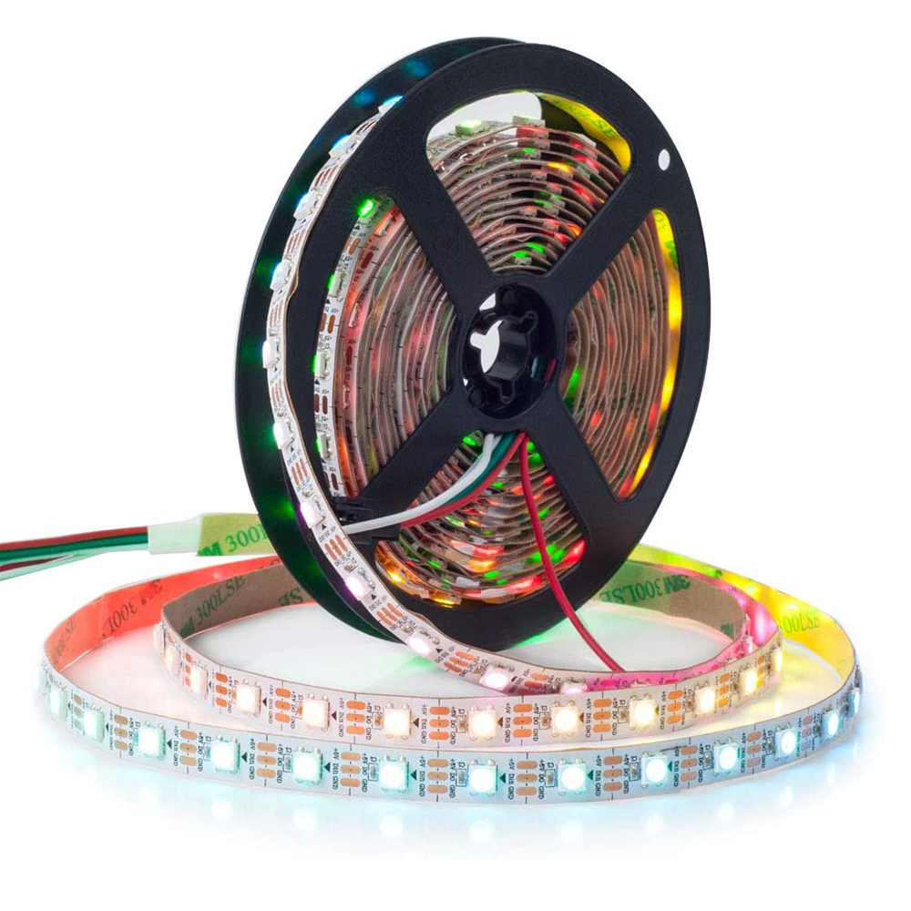 SK6812 (WS2812B ECO) DC5V 300LEDs 16.4Ft Arduino Uno Individually Addressable RGB LED Light Strips SK6812 (WS2812B ECO) DC5V 300LEDs 16.4Ft Arduino Uno Individually Addressable RGB LED Light Strips